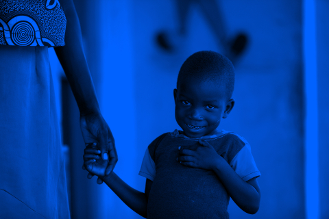 Smiling malaria free child
