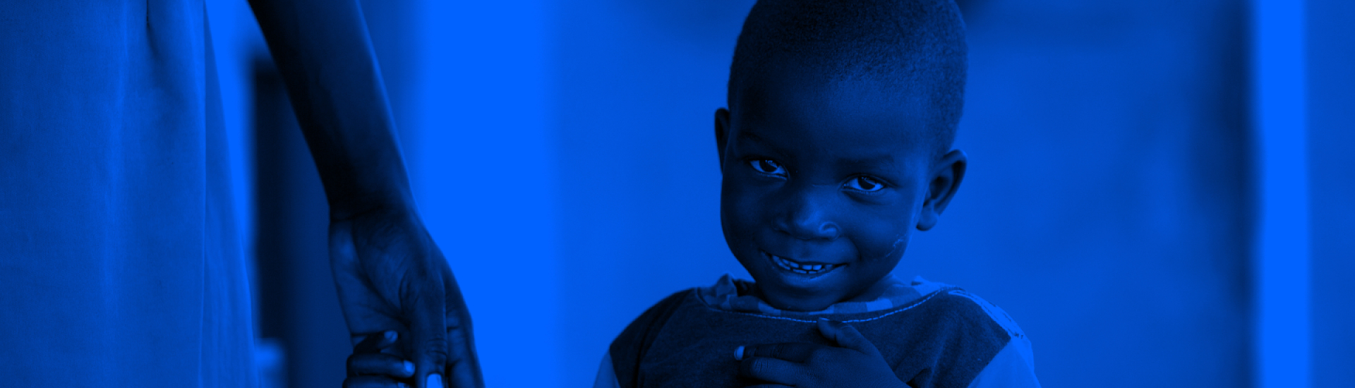 Smiling malaria free child